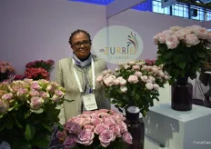 Irene Njero of mZurrie. About three years ago, this Kenyan rose grower started to grow different crops.